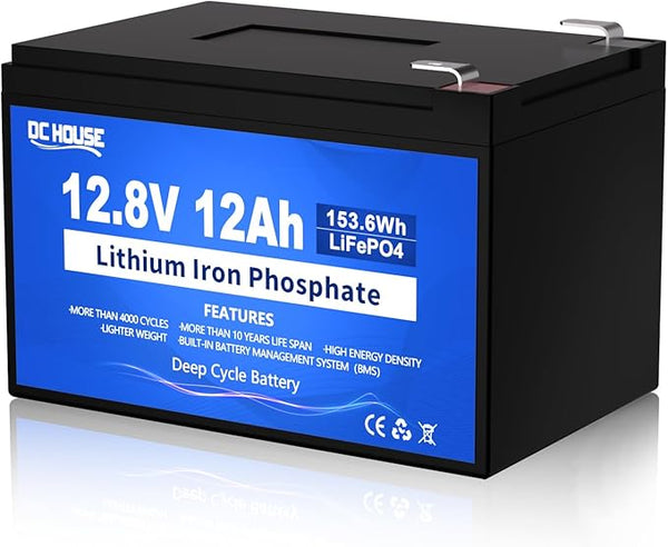 12V 12AH Deep Cycle Lithium iron phosphate Battery